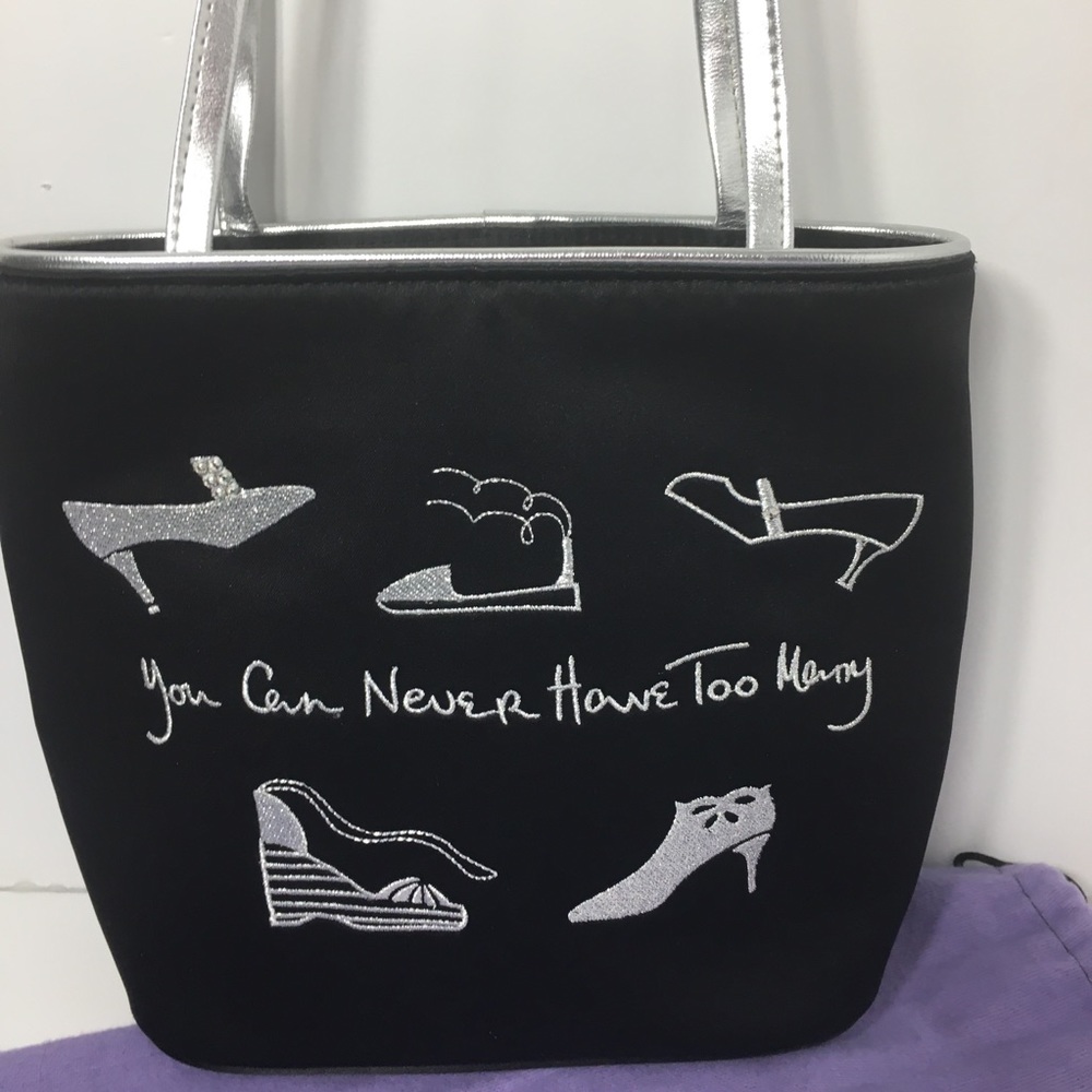 Lulu Guinness Black ‘Shoe’ Mini Bag